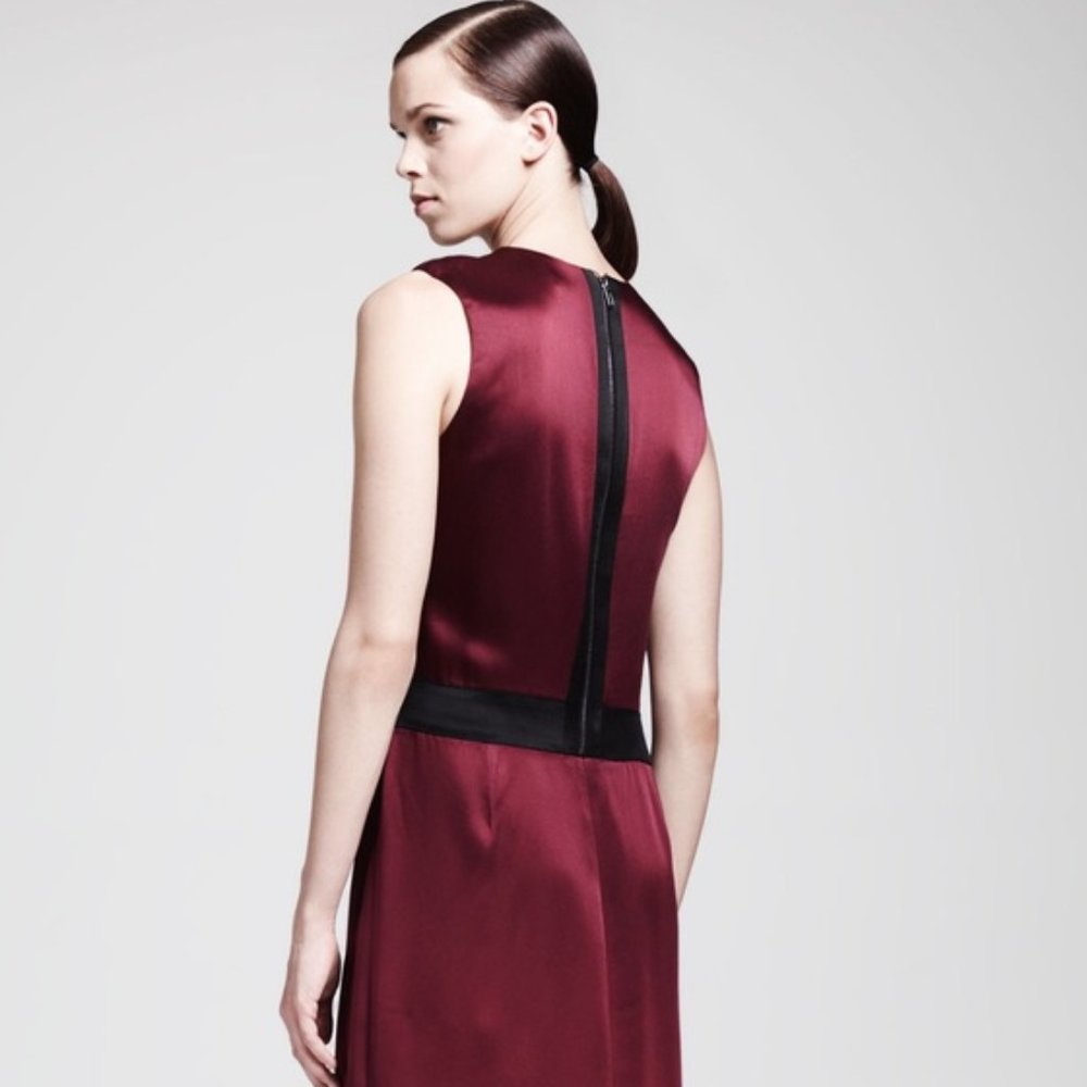 Helmut Lang Quantum Satin Drape Cocktail Dress - 4